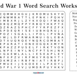 World war i word search