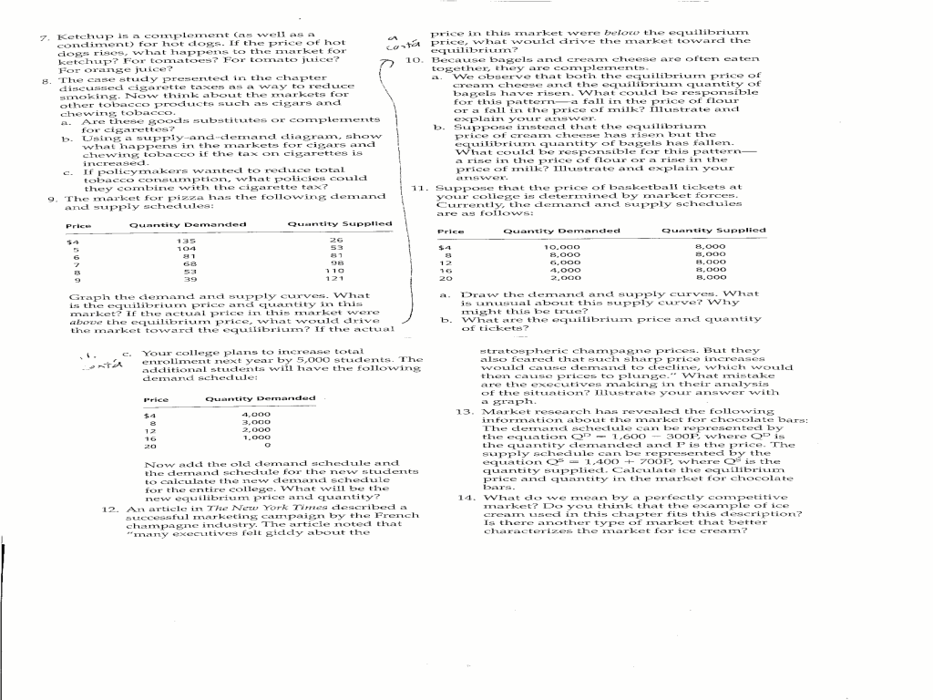 Chapter 5 supply economics worksheet answers