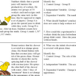 Identify the controls and variables simpsons worksheet answers